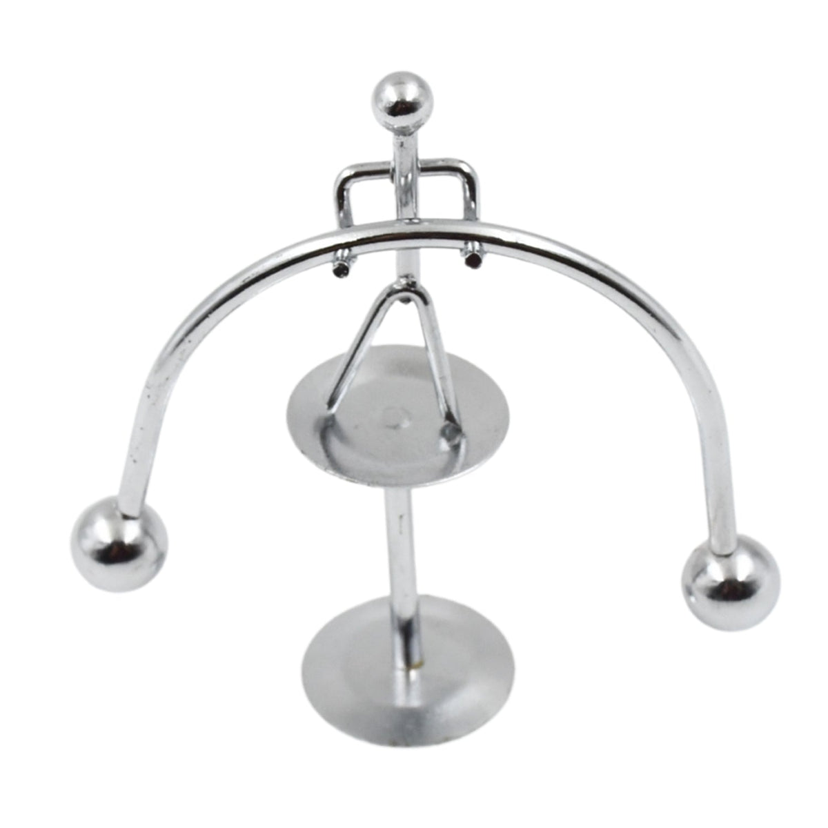 The compact Mini Steel Balance Toy, perfect as a stress-relief desk decor item.