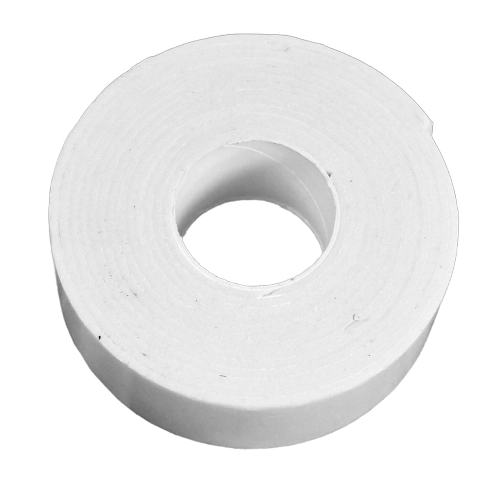 Double sided foam tape used to stick posters and decorations on a wall