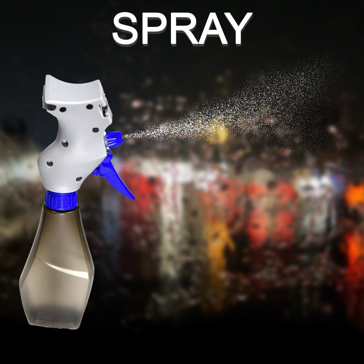 Side view of the multipurpose spray type glass cleaner brush.