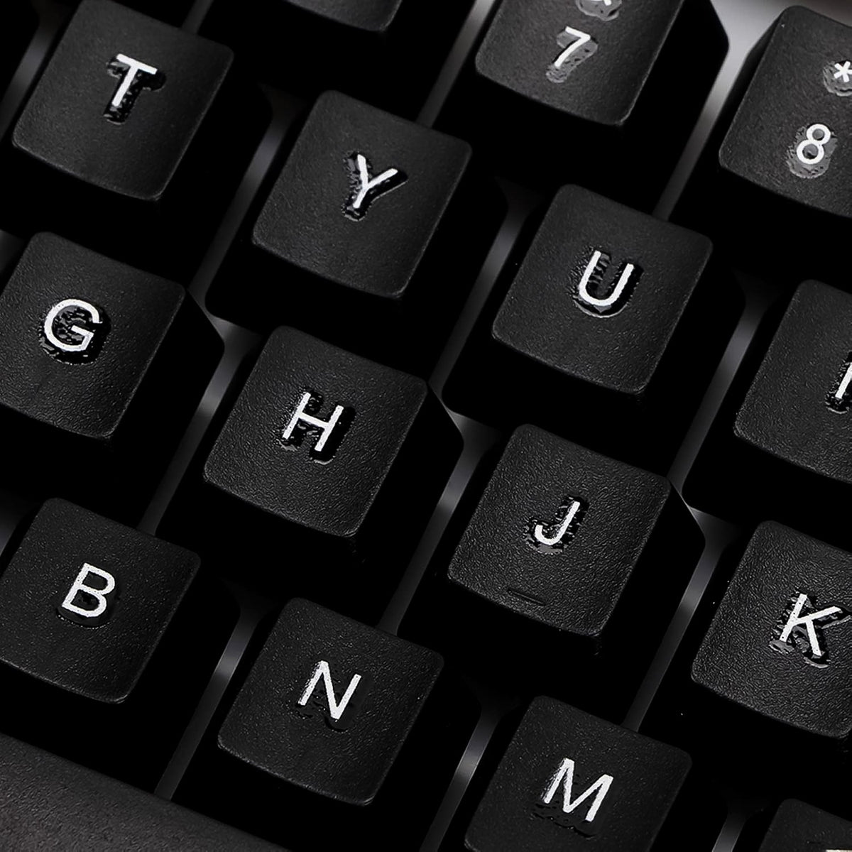 Gaming keyboard mouse combo featuring 104 keys and a comfortable, ergonomic design.