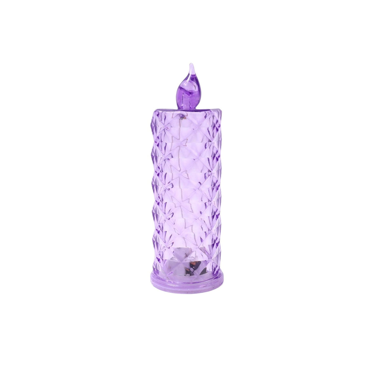 Multicolor crystal candlelight with soft LED glow ideal for Diwali decor