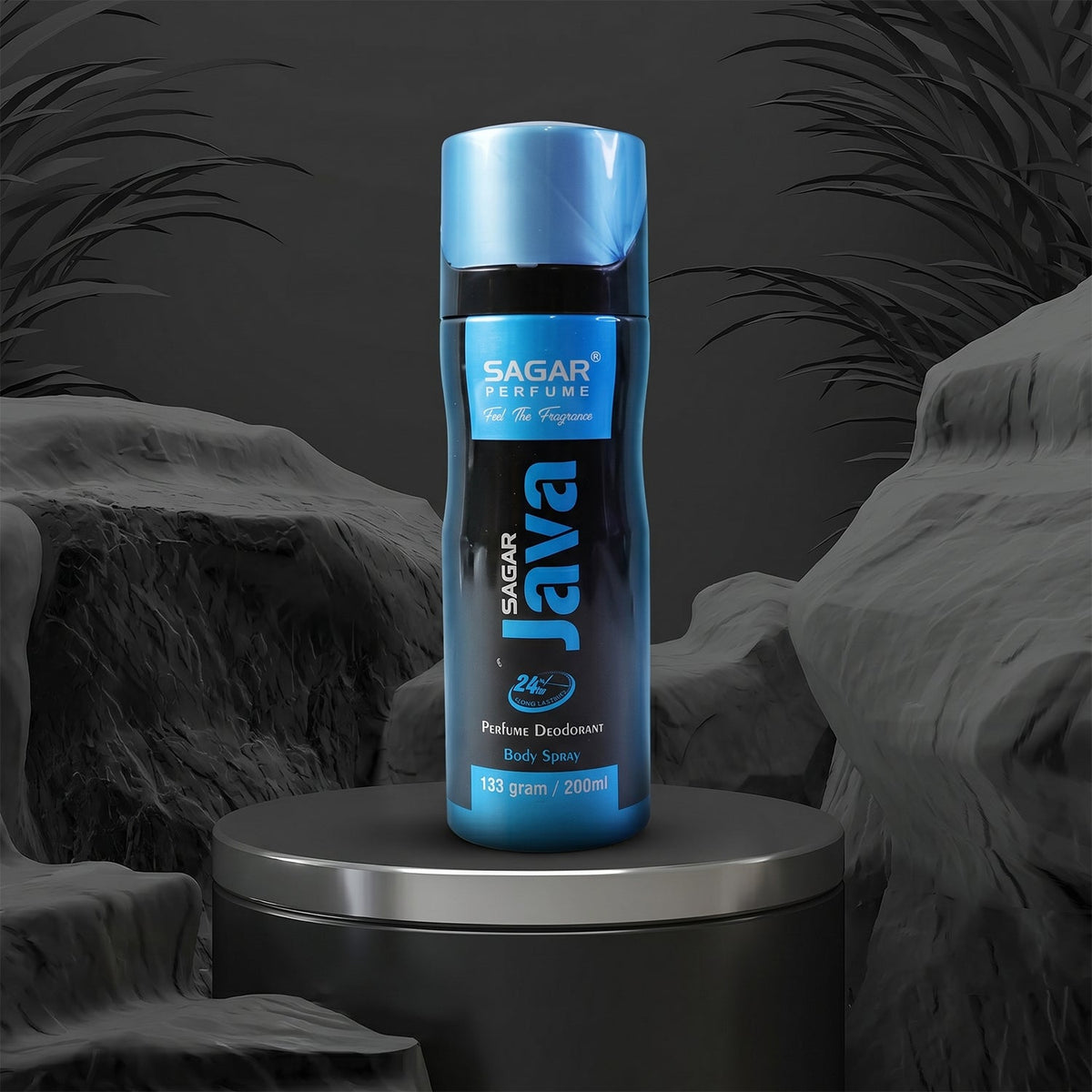 Fragrance detail of men's perfume spray