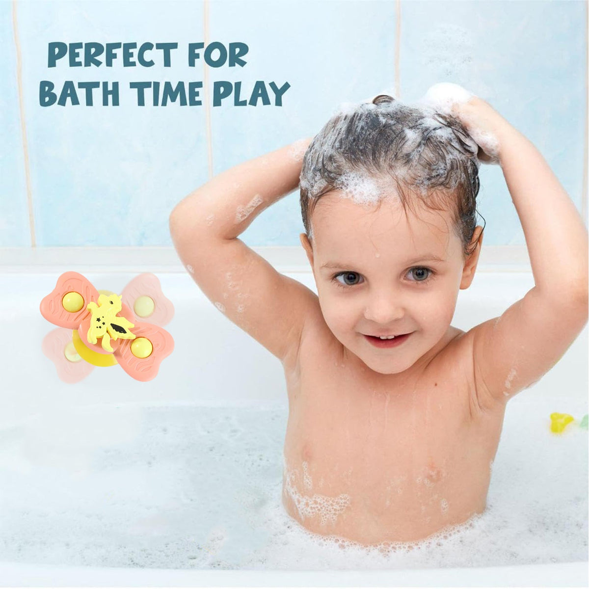 Safe, baby-friendly spinning toys designed for infant play