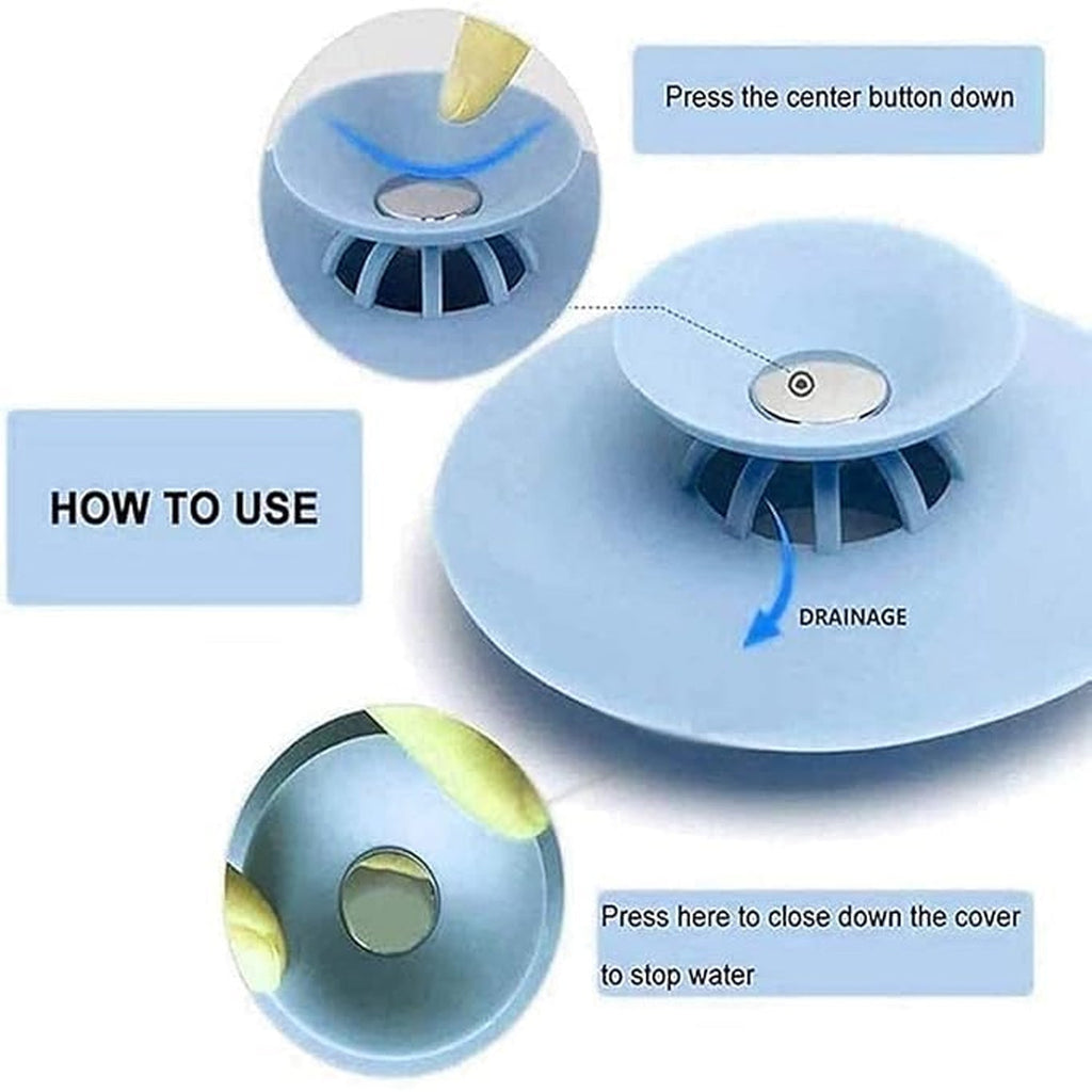 Food catcher sink strainer for kitchen or bathroom