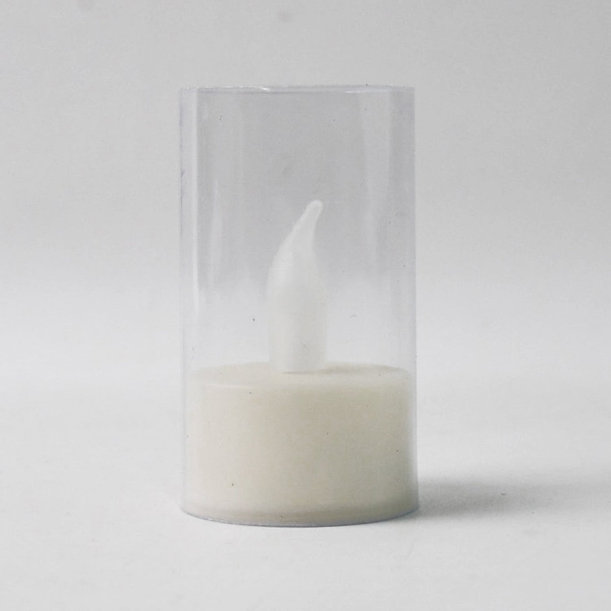 Set of flickering LED flameless candles enhancing décor for events