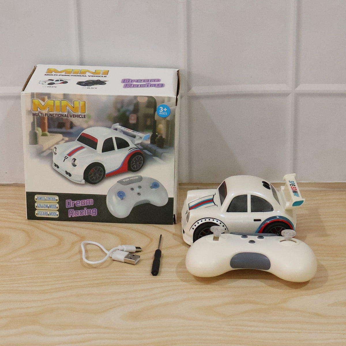 Mini RC car set for daily indoor and outdoor play