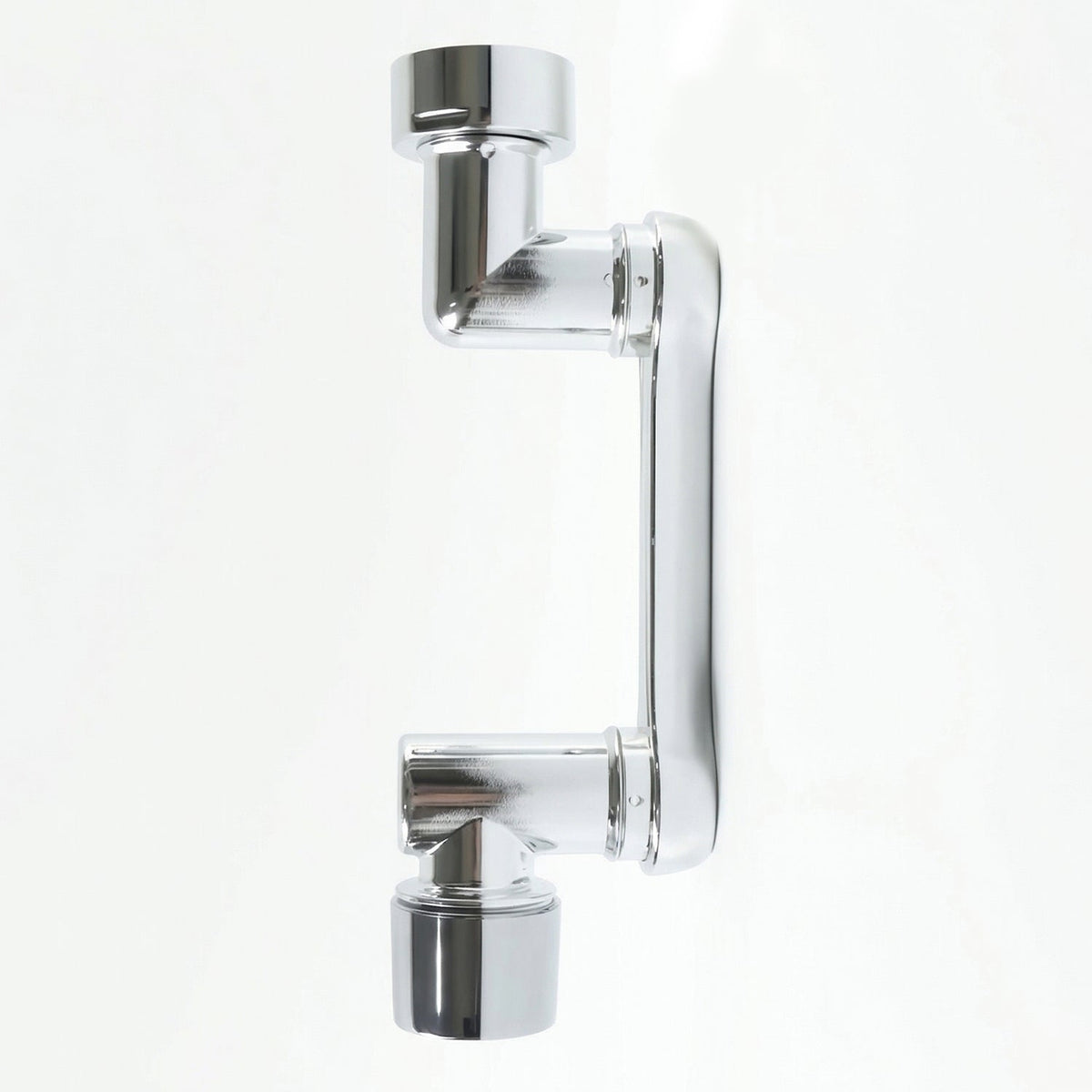 Kitchen sink tap extension nozzle for flexible washing