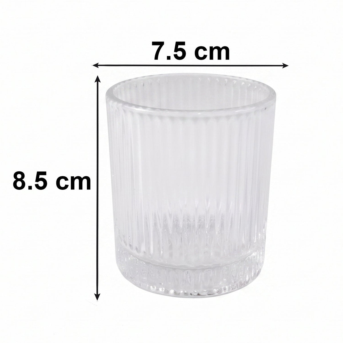 Premium transparent crystal glass tumbler for everyday use