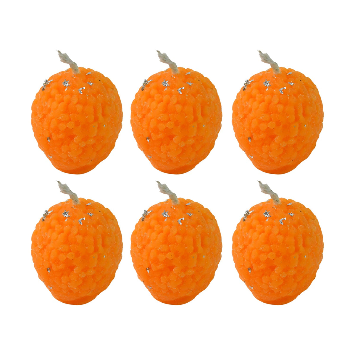 Decorative laddu-style wax candles perfect for Diwali and festive home decor