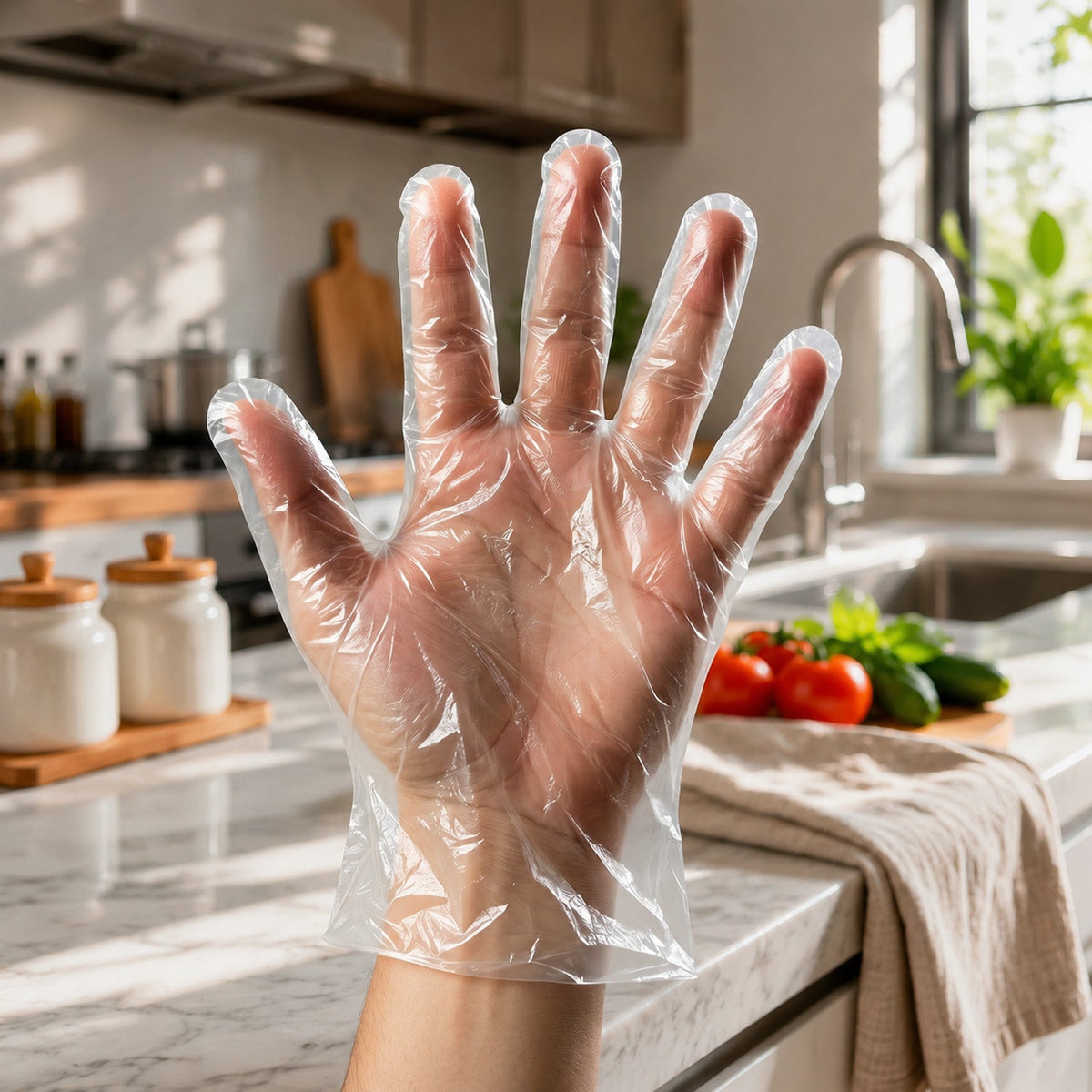 Disposable Plastic Gloves Ð Hygienic & Single Use for Kitchen & Cleaning