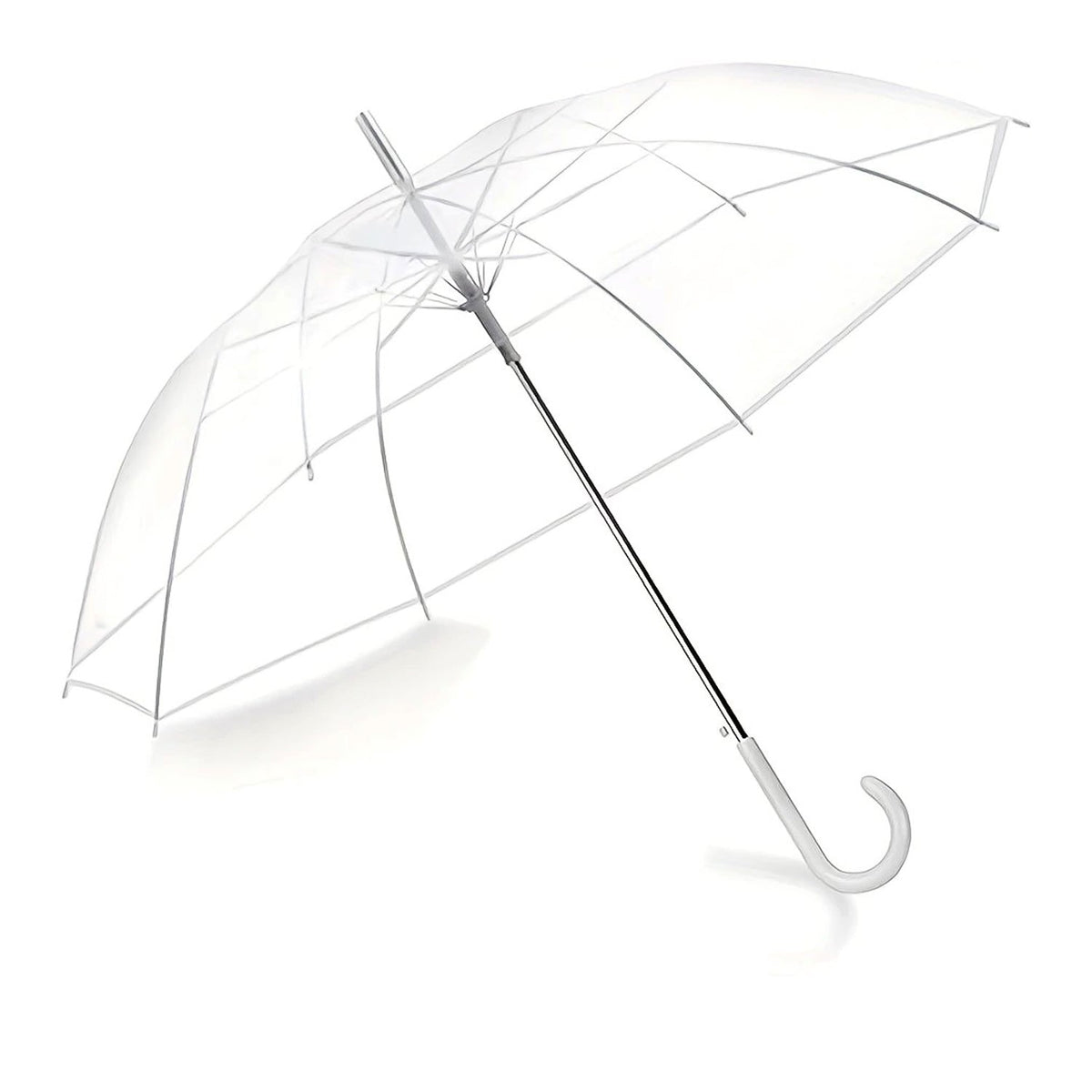 Bubble style transparent dome canopy design providing full rain coverage