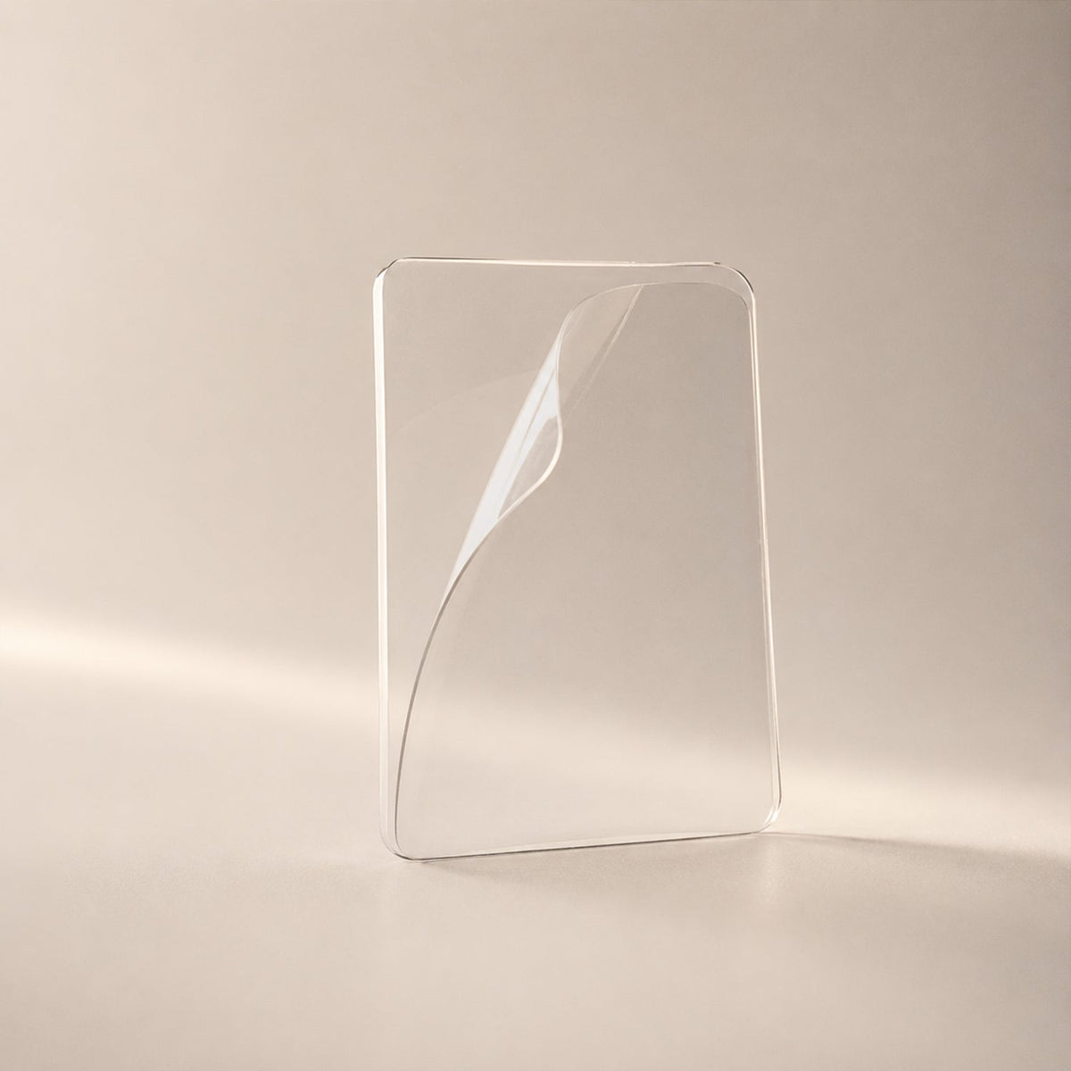 White background showing transparent double side adhesive gel pads